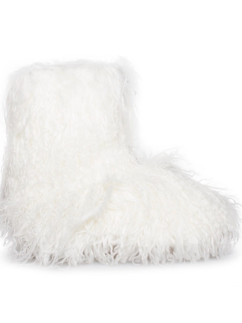 UGG Fluff Momma Mongolian White Boots